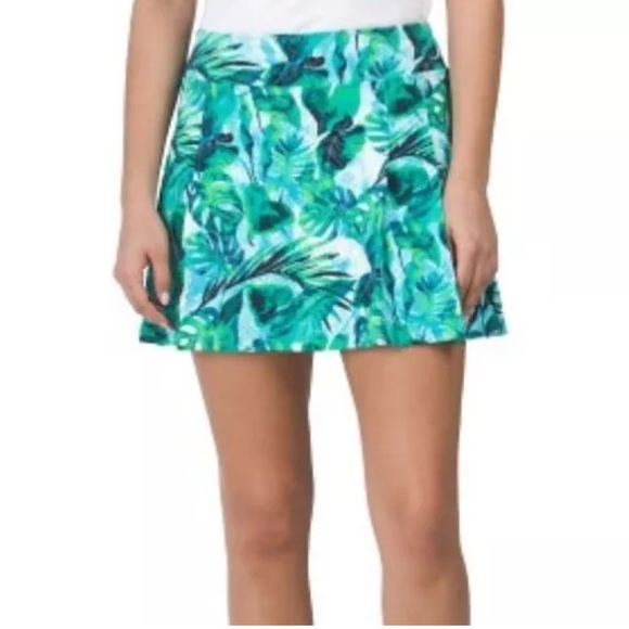 Tommy Bahama Pants - TOMMY BAHAMA green Lagoon Golf Tennis Pickleball Side Panel Knit Skort size XL